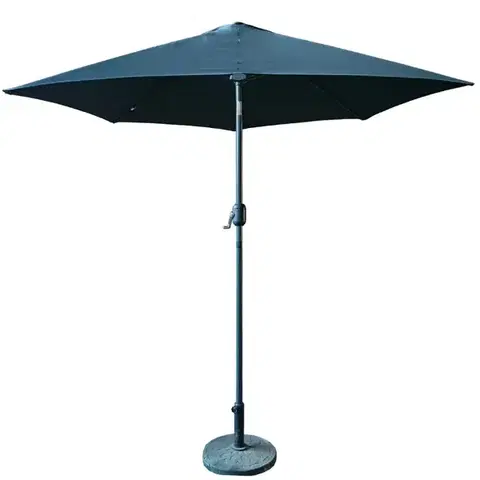 Záhradné slnečníky Záhradný slnečník Modena 270x135 cm YQ-108 antracite