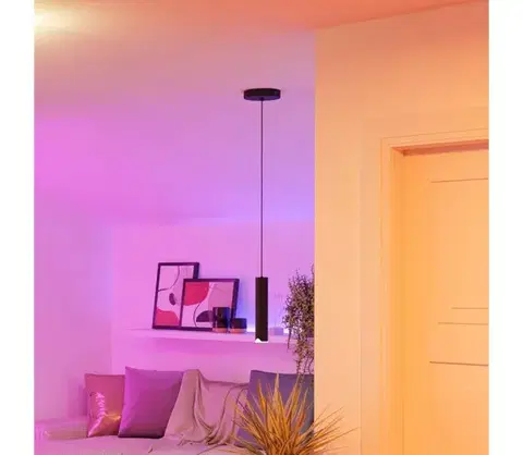 Svietidlá Eglo 901123 - LED RGBW Stmievateľný luster na lanku BALAMORTA-Z LED/3,7W/230V 901123