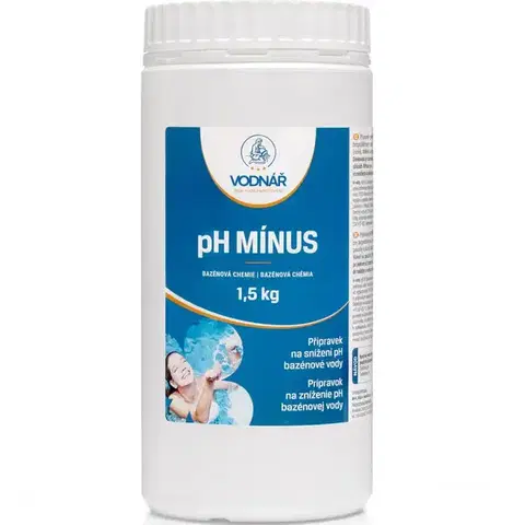 Bazénová chémia Vodnár pH mínus 1,5 kg