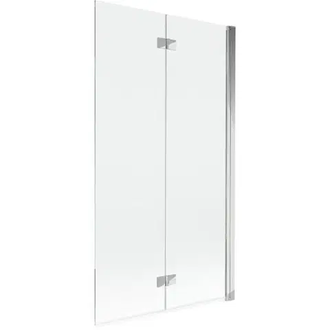 Sprchové dvere MEXEN - MIST vaňová zástena 100x150 cm 6mm 2-s, chróm, číra, pravá 8A9-100-002-01-00-P