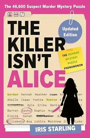 Krížovky, hádanky, hlavolamy The Killer Isn't Alice - Iris Starling