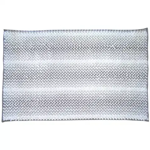 Koberčeky a rohože do kúpeľne Kúpeľňový koberček Drop Sivá/Biela 50x80 cm