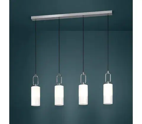 Svietidlá Eglo 390129 - Luster na lanku MAJANA 4xE27/40W/230V lesklý chróm 390129