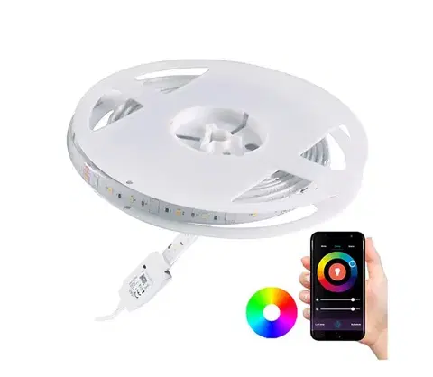 LED osvětlení  RGB LED Stmievateľný vonkajší pásik Wi-fi LED/8W IP65 2 m Tuya 313898