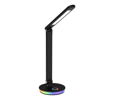 Lampy  LED RGBW Stmievateľná dotyková stolná lampa NEPTUN LED/7W/230V čierna 325044