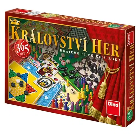 Rodinné hry Dino Toys Kráľovstvo hier Dino (365 hier)