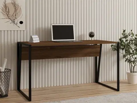Písacie stoly Písací stôl Kemer - Walnut