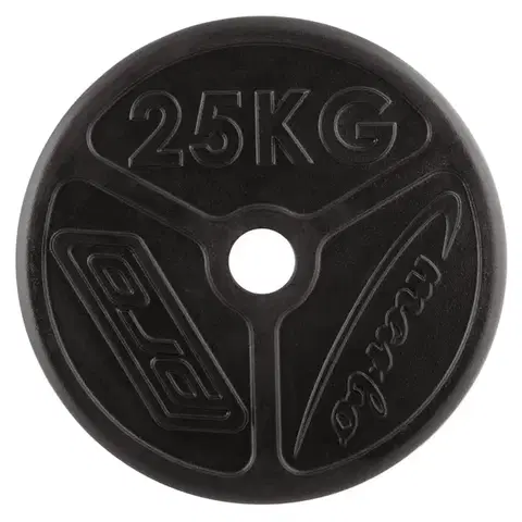Závažia k činkám Olympijský liatinový kotúč Marbo Sport MW-O25 OLI 25 kg