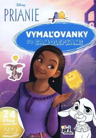 Nalepovačky, vystrihovačky, skladačky Vymaľovanky A4 - Prianie