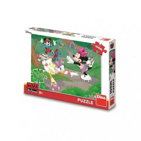Od 100 dielikov Dino Toys Puzzle Minnie športuje 100 XL Dino