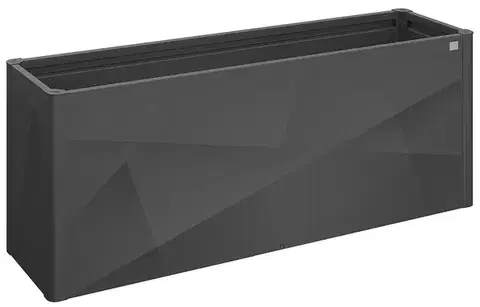 Truhlíky Biohort Zvýšený kvetináč na zeleninu BIOHORT X-Design 201,6 x 54,7 x 77 cm (tmavo šedá metalíza)