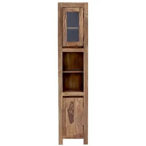 Kúpeľňový nábytok Skrinka do kúpeľne Gani 40x190x35 z indického masívu palisander