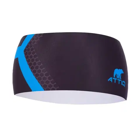 Čelenky Športová čelenka Attiq Lycra Thermo Vertical Blue