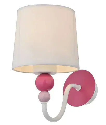 Nástenné svetlá Nástenná lampa 1X60W E27 biela BEBE