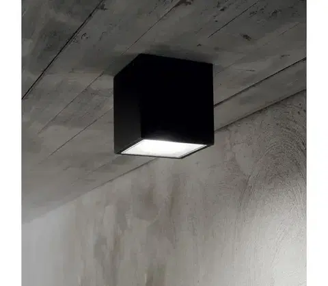 Svietidlá Ideal Lux - Vonkajšie bodové svietidlo TECHO 1xGU10/20W/230V 15x15 cm IP54 čierne 251530