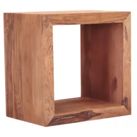 Záhradné stoličky a kreslá Odkládací stolík Tara 50x50x35 indický masív palisander