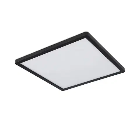 Svietidlá Globo 41563-24B - LED Kúpeľňové stropné svietidlo SAPANA LED/24W/230V IP44 čierna 41563-24B