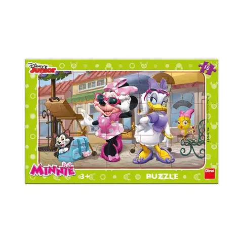 Do 49 dielikov Dino Toys Puzzle Minnie a Daisy v Montmartre 15 Dino