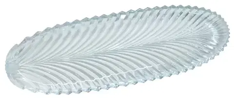 Podnosy a tácky MAKRO - Podnos sklenený, 49x15,5cm