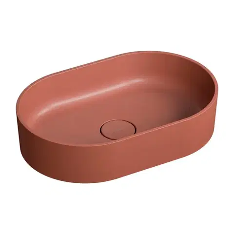 Umývadlá OMNIRES - OVO M+ umývadlo na dosku, 55 x 36 cm terracotta /TE/ OVOUNTE