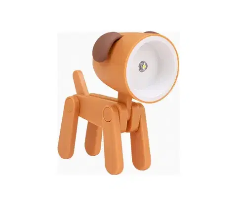 Lampy Bohemia-Design LED Stolová lampa LED/0,06W/3xLR41 pes oranžová DOG-O