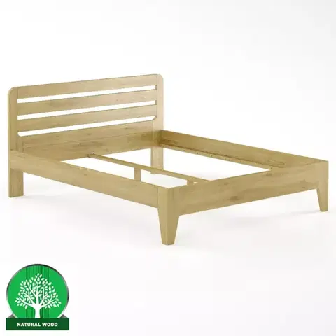 Drevené postele Posteľ buková LK189–160x200 rustikal