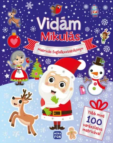 Nalepovačky, vystrihovačky, skladačky Vidám Mikulás