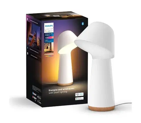 Lampy Philips-LED RGBW Stmievateľná stolná lampa Hue TWILIGHT LED/13,4W/230V 2000-6500K 8720169262997