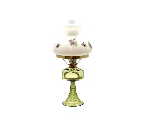 Lampy Floriánova huť Petrolejová lampa PETRA 42 cm lesná zelená 111-0708-1504-12-00-000