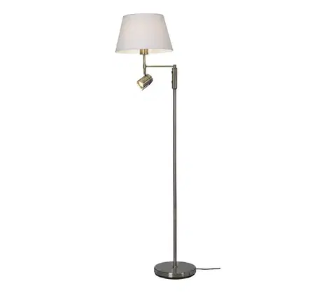 Lampy Cottex A2552A - Stojacia lampa LIBRA 1xE27/60W/230V + GU10/40W A2552A