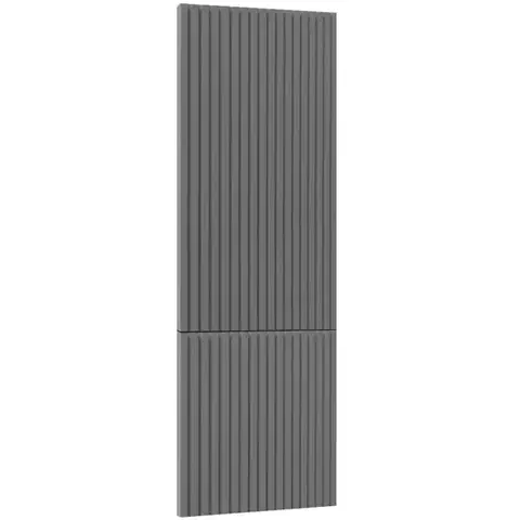 Kuchynské skrinky Čelo skrinky Luxeo F14-D60ZL_D60R ryfla dark grey