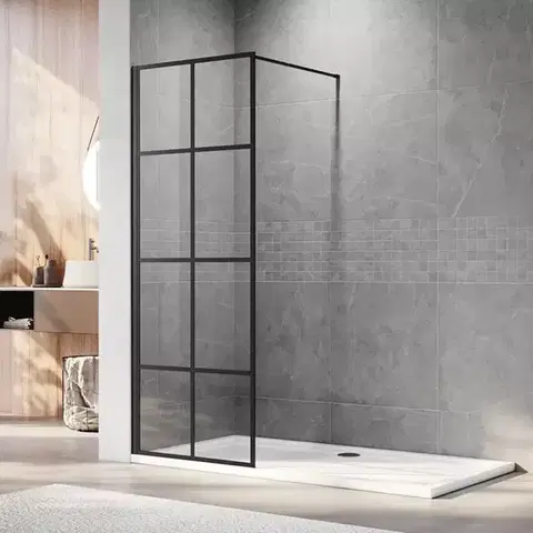 Sprchy WALK-IN Sprchová stena Walk-In Metro 70x195 black
