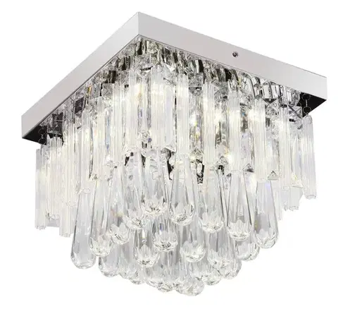Stropná svetla Stropné svietidlo Vidro, plafond 18W, LED, chróm