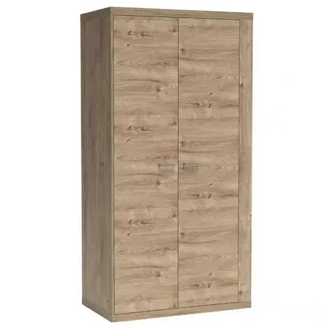 Šatníkové skrine Skriňa Natural N-1 2D Ribbeck