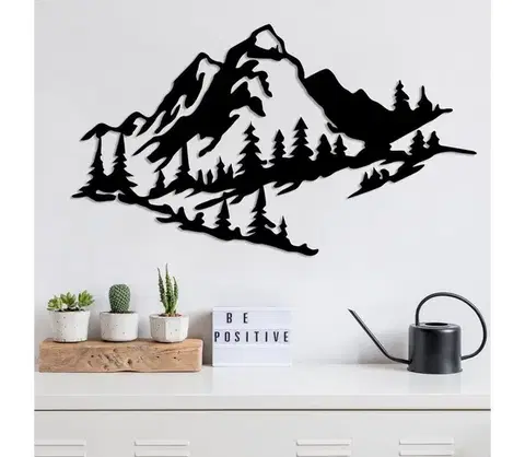 Obrazy  Nástenná dekorácia 40x70 cm hory kov 891TNL1765