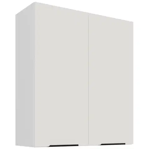 Kuchynské skrinky visiace Kuchynská skrinka Aria-WH/WH anti fingerprint 80G-90 2F