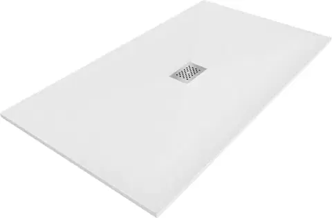 Vane MEXEN/S - Hugo sprchová vanička SMC 160x100, biela, krytka nerez 42101016-X