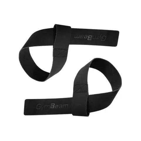Trhačky a háky GymBeam Kožené trhačky Black