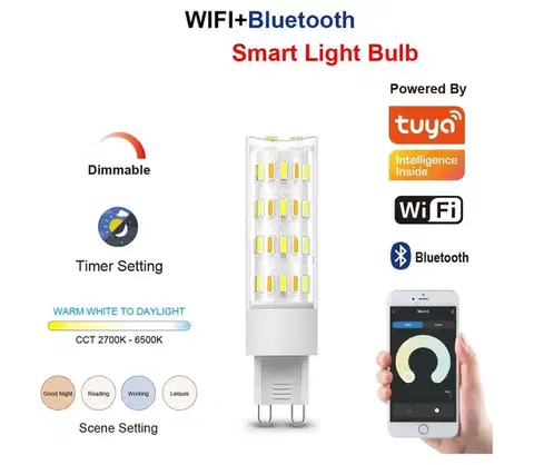 LED osvetlenie  NEO 07763CDO - SADA 3xLED CCT stmievateľných žiaroviek G9/4W/230V Wi-Fi Tuya+DO 07763CDO