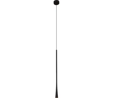 Svietidlá MAXLIGHT P0373 - LED Luster na lanku COFFEE LED/7W/230V pr. 3 cm čierna P0373