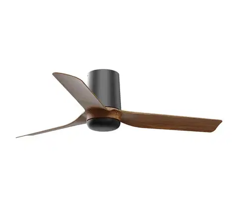 Ventilátory FARO Barcelona FARO 33835 - Stropný látor MINI PUNT TUB S hnedá/čierna pr. 90 cm + DO 33835