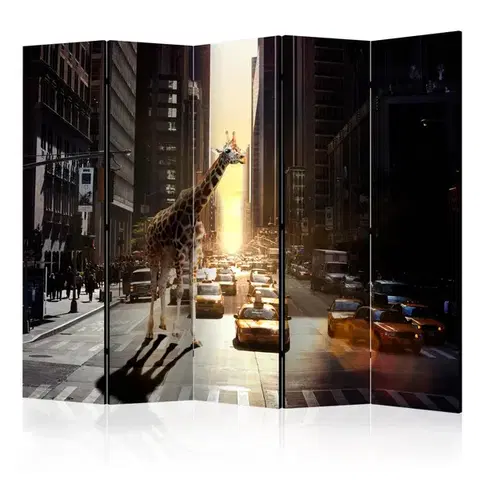 Paravány Paraván Giraffe in the Big City Dekorhome