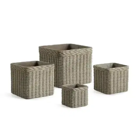 Záhrada Obal na kvetináč 101481 tmavohnedý 31x31x27h