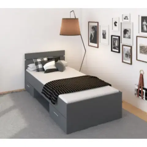 Postele Postel s úložným priestorom MICHIGAN NEW 90 Tempo Kondela