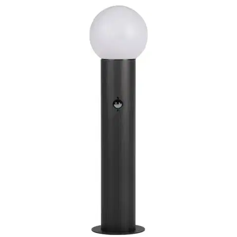 Exteriérové svietidlá Záhradná Luster STONO 80 46086 SENSOR GRAPHITE LP1
