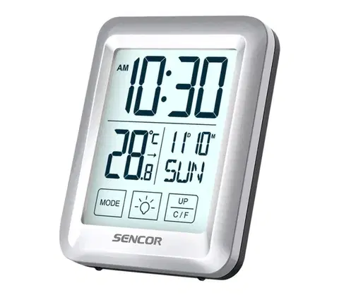 Meteostanice, teplomery a vlhkomery Sencor - Meteostanica s LCD displejom a budíkom 2xAAA 35053312