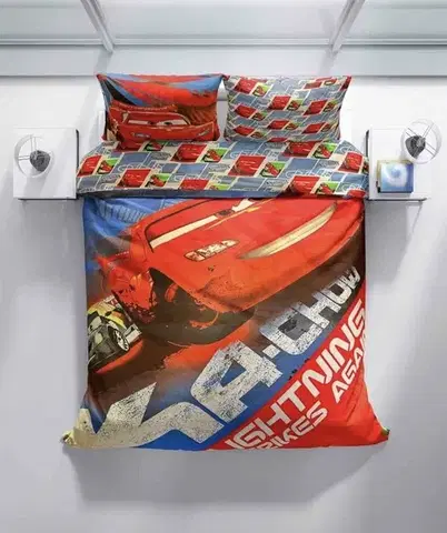 Detské obliečky Obliecky Disney Cars 140x200cm+80x70cm Setino Tiahome