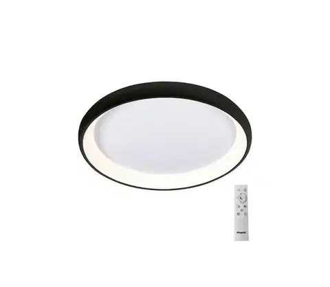 Svietidlá Azzardo  -LED Stmievateľné stropné svietidlo ANTONIO LED/80W/230V čierna + DO 