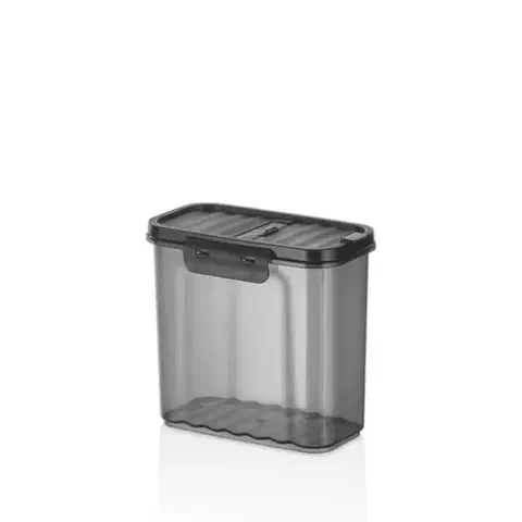 Dózy na potraviny Kinekus Dóza na sypké potraviny plastová, 1,5l, otváracie veko, Qlife