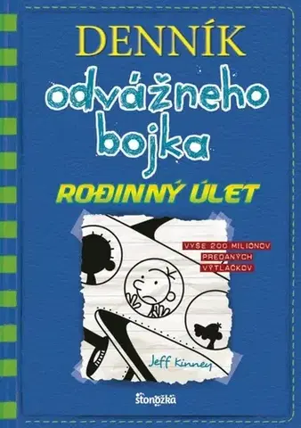 Dobrodružstvo, napätie, western Denník odvážneho bojka 12: Rodinný úlet, 2.vydanie - Jeff Kinney